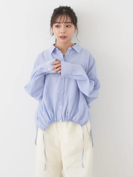 Kemeja Wanita Tali Bawah Ryokai Tuck Shirt by Bobo Tokyo