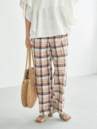 Celana Kulot Kotak-kotak - Zoeter Check Wide Pants