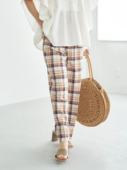 Celana Kulot Kotak-kotak - Zoeter Check Wide Pants