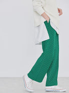 Celana Motif Kendall Printed Straight Pants Bobo Tokyo