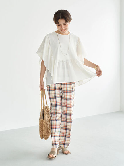 Celana Kulot Kotak-kotak - Zoeter Check Wide Pants