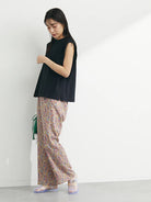 Celana Motif Kariya Moroccan Pattern Easy Pants