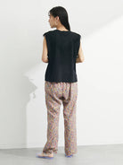 Celana Motif Kariya Moroccan Pattern Easy Pants