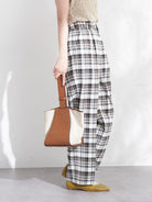 Celana Kulot Kotak-kotak - Zoeter Check Wide Pants