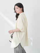 Blouse Lengan Balon Uruwashi Puff Sleeve Tunic Blouse