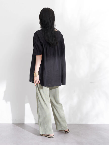 Tunik Lengan Balon Yukata Short Sleeve Lace Tunic