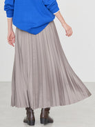 Masumi Satin Pleated Skirt - Bobo Tokyo