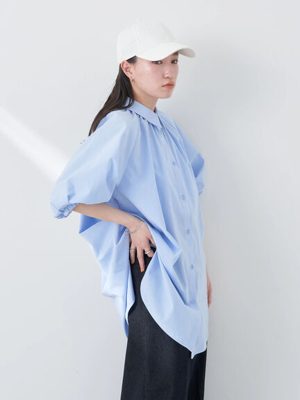 Blouse Lengan Balon Uruwashi Puff Sleeve Tunic Blouse