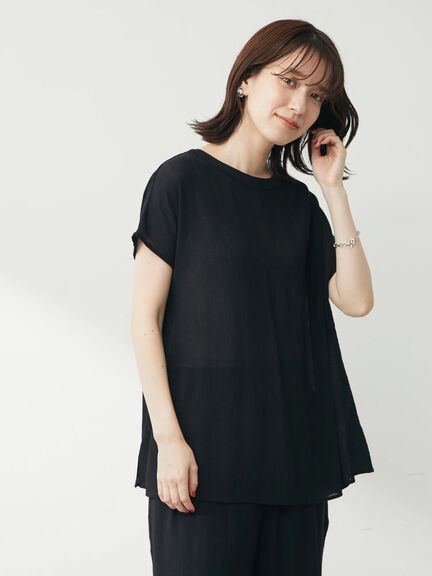 Blouse wanita kekinian Maizuru Frech Short Sleeve