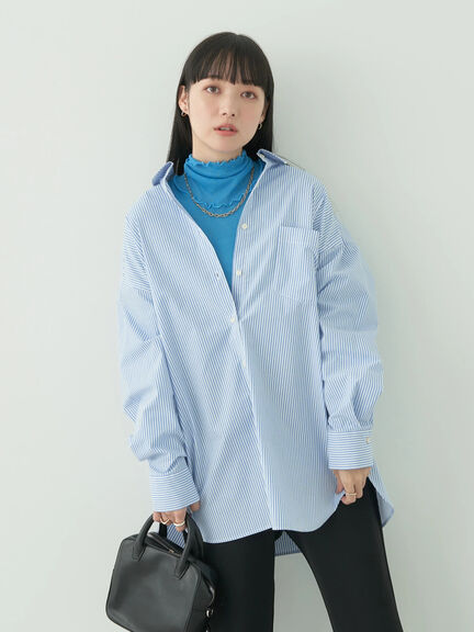 Kemeja Oversize Wanita Okii Boys-like Shirt Bobo Tokyo