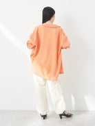 Boyfriend shirt Kazari Sheer Shirt