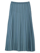 Masumi Satin Pleated Skirt - Bobo Tokyo